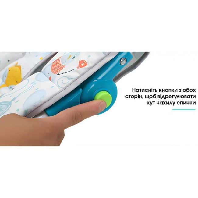 Детский стул шезлонг-качалка для кормления SPOKO SP-818