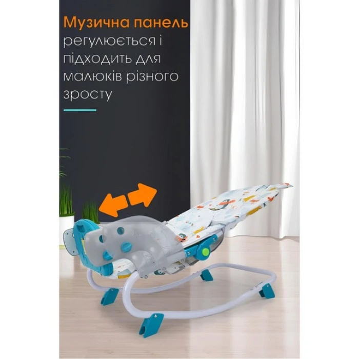 Дитячий стілець шезлонг-гойдалка для годування SPOKO SP-818