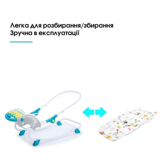 Детский стул шезлонг-качалка для кормления SPOKO SP-818