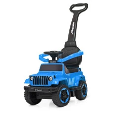 Каталка-толокар Spoko SP-219 2в1 с родительской ручкой синий