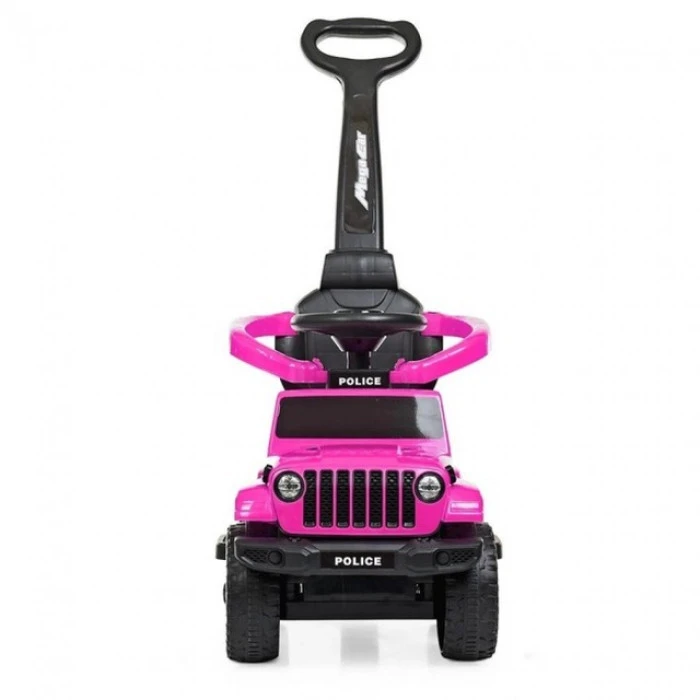 Дитяча машинка каталка-толокар Spoko SP-219 з батьківською ручкою рожевий