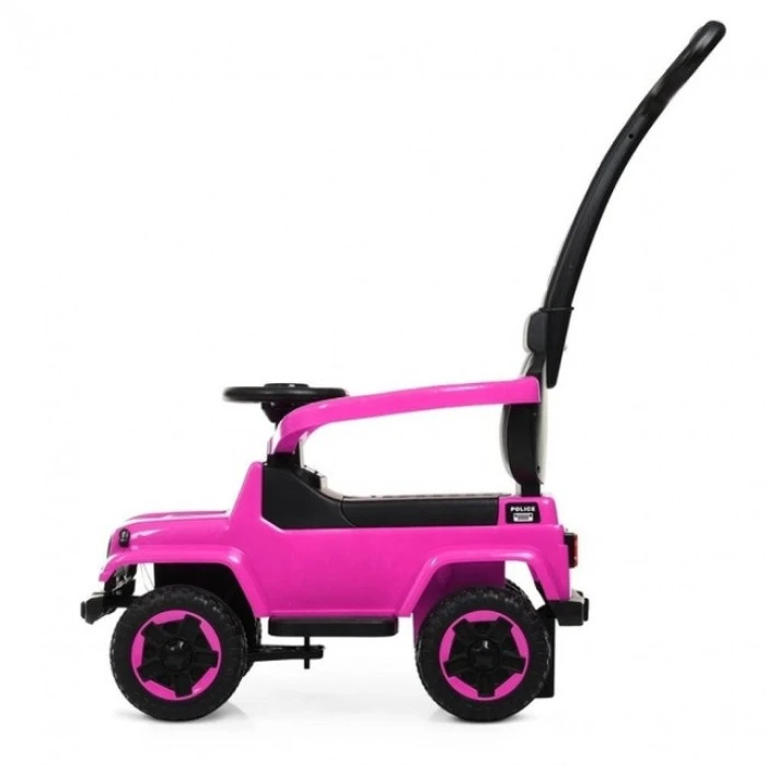 Дитяча машинка каталка-толокар Spoko SP-219 з батьківською ручкою рожевий
