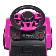 Детская машинка каталка-толокар Spoko SP-219 с родительской ручкой розовый