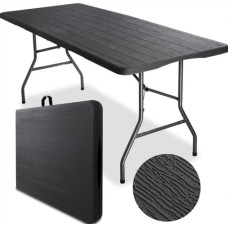 Стіл розкладний туристичний для пікніка Bonro BS 180 см чорний