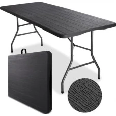 Стіл розкладний туристичний для пікніка Bonro BS 180 см чорний