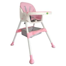 Стільчик для годування дітей 3 в 1 SPOKO SP-06 рожевий