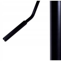 Барный стул со спинкой Bonro B-074 белый с черным основанием.