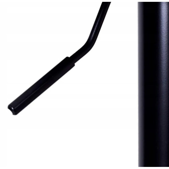 Барный стул со спинкой Bonro B-074 белый с черным основанием.