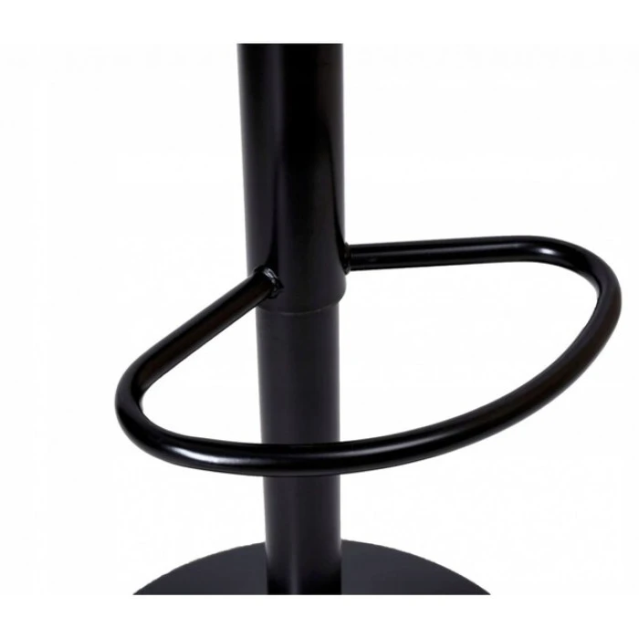 Барний стілець зі спинкою Bonro B-074 білий з чорною основою