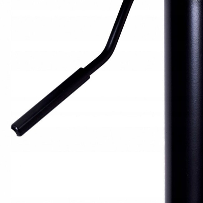 Барный стул со спинкой Bonro B-074 белый с черным основанием.