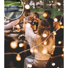 Стол раскладной для пикника 180 см + 2 лавки набор Bonro черный