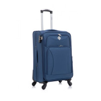 Набор тканевых чемоданов 2 шт Bonro Tourist большая средняя синий