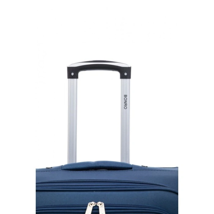 Набір тканинних валіз 2 шт Bonro Tourist велика середня синій