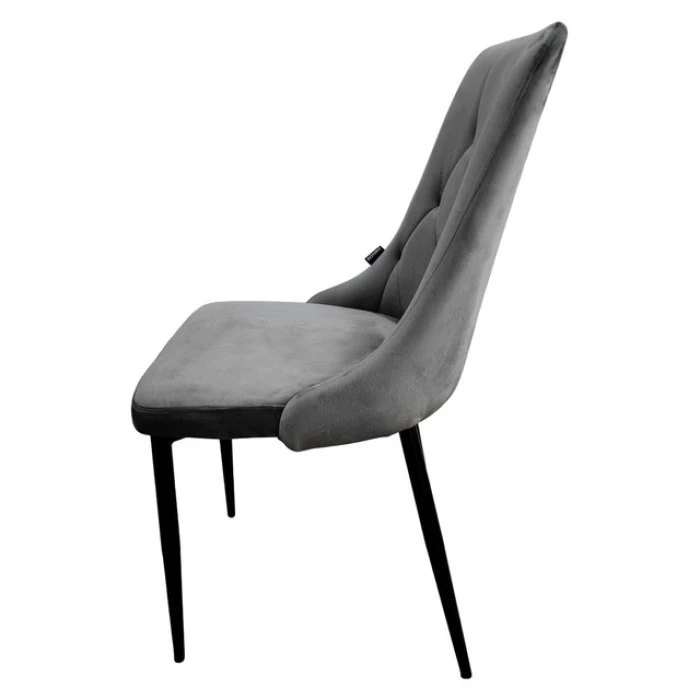 Стілець крісло для кухні, вітальні, кафе Bonro B-426 сіре (4 шт)