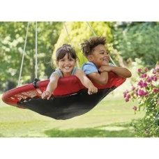 Качели-гнездо подвесные круглые 100 см Spoko SP-001 красная