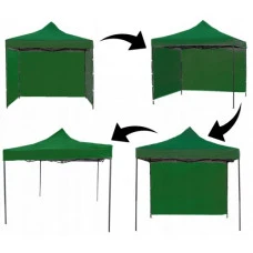 Намет павільйон розсувний з стінками 3 х 3 м Bonro B-9004 зелений + сумка