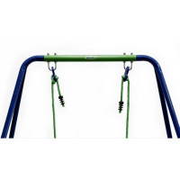 Гойдалка дитяча вулична металева Spoko SP-S01 синьо-зелена