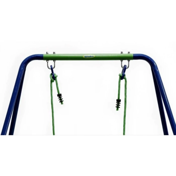 Качели детские уличные металлические Spoko SP-S01 сине-зеленые
