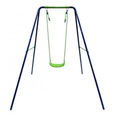 Качели детские уличные металлические Spoko SP-S01 сине-зеленые