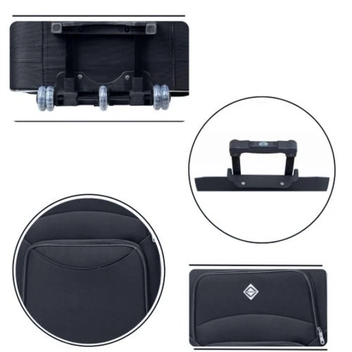 Валіза Bonro Style (середня) чорна