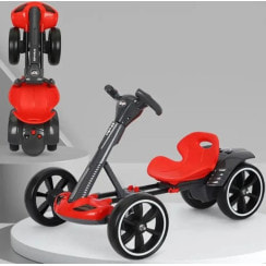 Детский электрокарт с пультом управления Spoko SP-V17 6V4,5 красный