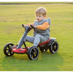 Детский электрокарт с пультом управления Spoko SP-V17 6V4,5 красный