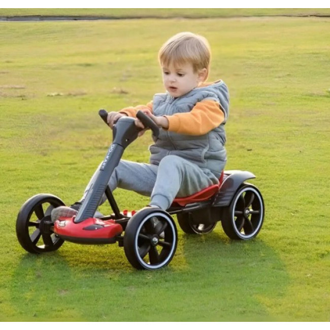 Детский электрокарт с пультом управления Spoko SP-V17 6V4,5 красный