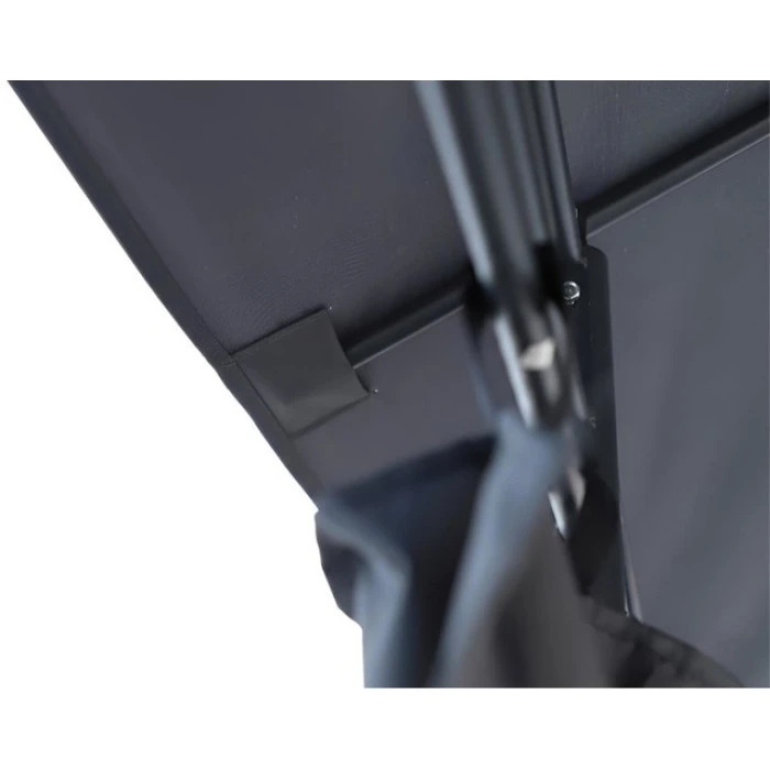 Садовый павильон беседка 3х4 м с москитной сеткой Bonro B-1026 серый