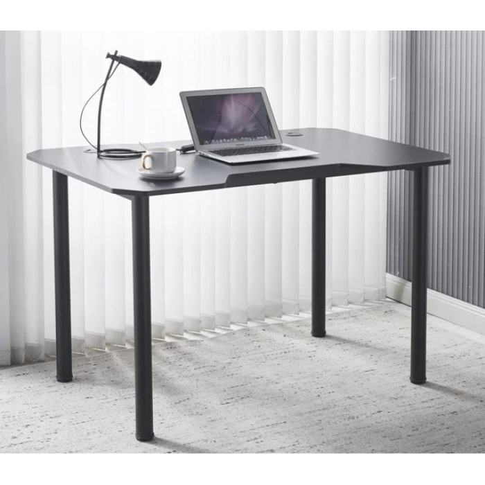 Геймерський ігровий комп'ютерний стіл 120 см Bonro B-10 чорний