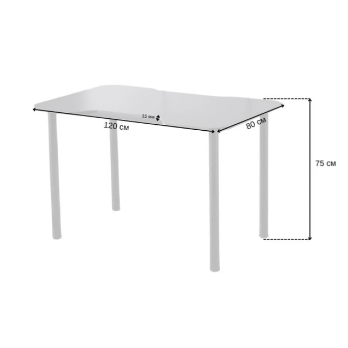 Геймерський ігровий комп'ютерний стіл 120 см Bonro B-10 чорний