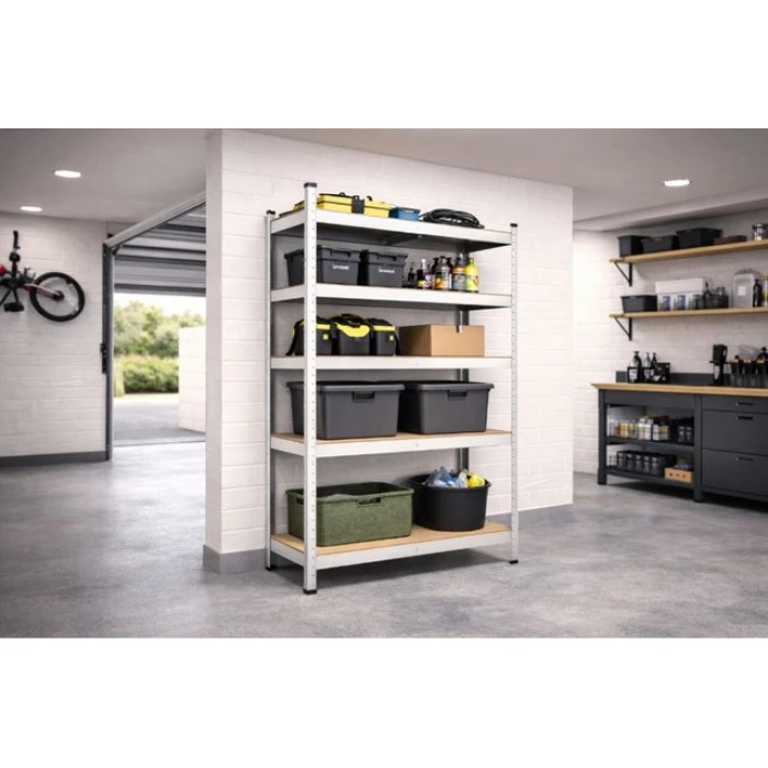 Стеллаж металлический для кладовки кладовой подвала 5 полок 220х110х45 Siker G2211