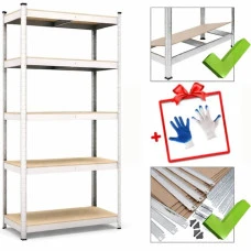 Стелаж металевий для кладовки комори підвалу 5 полиць 220х110х45 Siker G2211