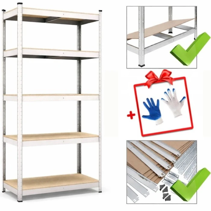 Стеллаж металлический для кладовки кладовой подвала 5 полок 220х110х45 Siker G2211