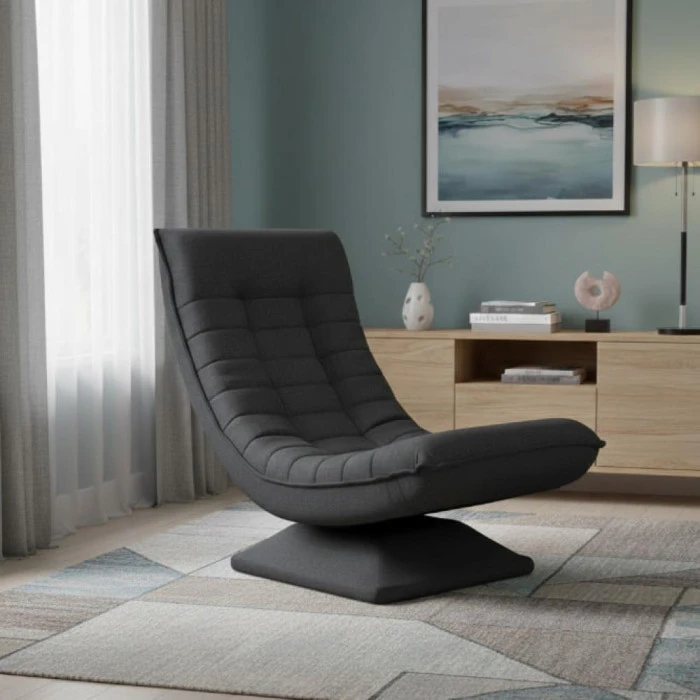 Крісло обертове розкладне Bonro B-500 чорне