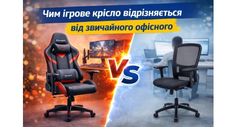 Чим ігрове крісло відрізняється від звичайного офісного: поради від SportDeluxe