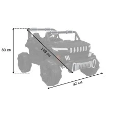 Дитячий електромобіль Spoko SP-8688 чорний