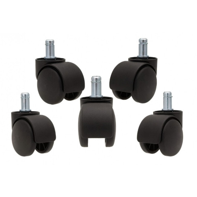 Колесо к офисному креслу пластиковое комплект 5 шт.