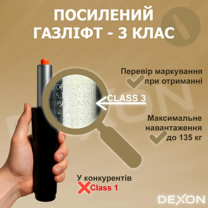 Геймерське ігрове крісло комп'ютерне DEXON VECTOR з підставкою для ніг з екошкіри та тканини спортивне для пк розкладне С-ТС