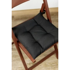 Комплект 2шт. Подушка на стул LEON 40х40см Черный