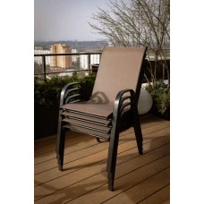 Комплект 2шт. садовых стульев 4Points Udine коричневый