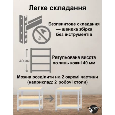 Стеллаж 4Р StrongShelf 180х90х30см черный 5 полок МДФ общая нагрузка до 875 кг для склада кладовой гараж