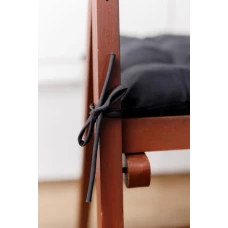 Комплект 4шт. Подушка на стул Fibra 40х40см, Черный