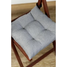 Подушка на стілець LEON 40х40см Сірий