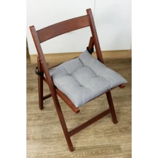 Подушка на стілець LEON 40х40см Сірий