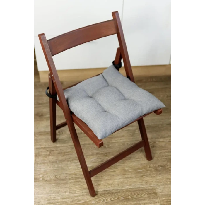 Подушка на стілець LEON 40х40см Сірий