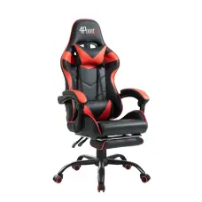 Геймерское компьютерное игровое кресло с подушками 4P® TEMPO с металлической основой подставкой раскладное