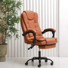 Комп'ютерне крісло до 150кг DEXON OPTIMA з екошкіри зручне посилене офісне крісло керівника директора для кабінету офісу будинку К