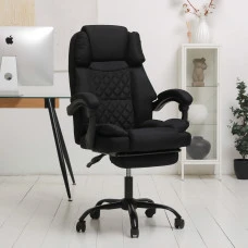 Комп'ютерне крісло до 150 кг DEXON ELITE з тканини зручне посилене офісне крісло керівника директора для кабінету офісу будинку Ч