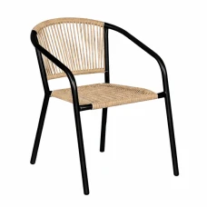 Кресло садовое 4Points Amalfi ротанг плетеный, коричневый