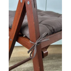 Комплект 3шт. Подушка на стул Fibra 40х40см, Коричневый